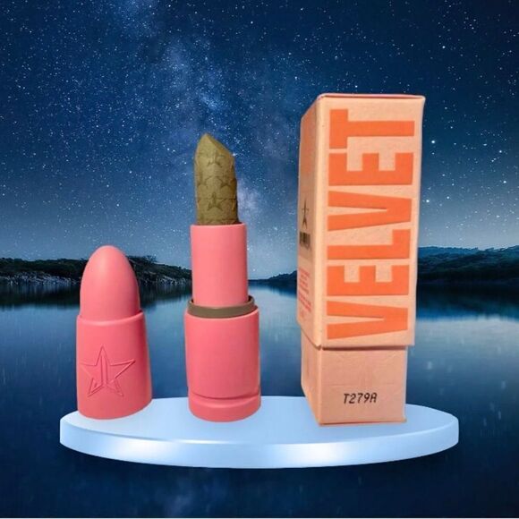 JEFFREE STAR - NWT- Velvet Trap Matte Lipstick in “So Jaded” - Dark Green/Gray - Picture 11 of 12